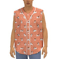 Little Jack Russell Terrier Print Sleeveless Baseball Jersey