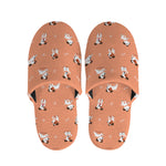 Little Jack Russell Terrier Print Slippers
