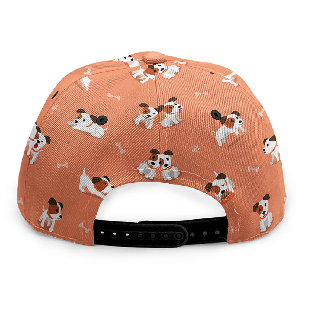 Little Jack Russell Terrier Print Snapback Cap
