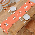 Little Jack Russell Terrier Print Table Runner