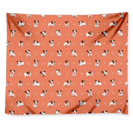 Little Jack Russell Terrier Print Tapestry