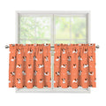 Little Jack Russell Terrier Print Tier Curtains