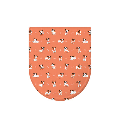 Little Jack Russell Terrier Print Toilet Lid Cover