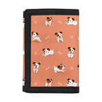 Little Jack Russell Terrier Print Trifold Wallet