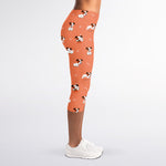 Little Jack Russell Terrier Print Women's Capri Leggings