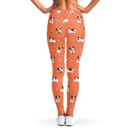 Little Jack Russell Terrier Print Women's Leggings