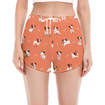 Little Jack Russell Terrier Print Women's Split Running Shorts