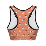 Little Jack Russell Terrier Print Women's Sports Bra