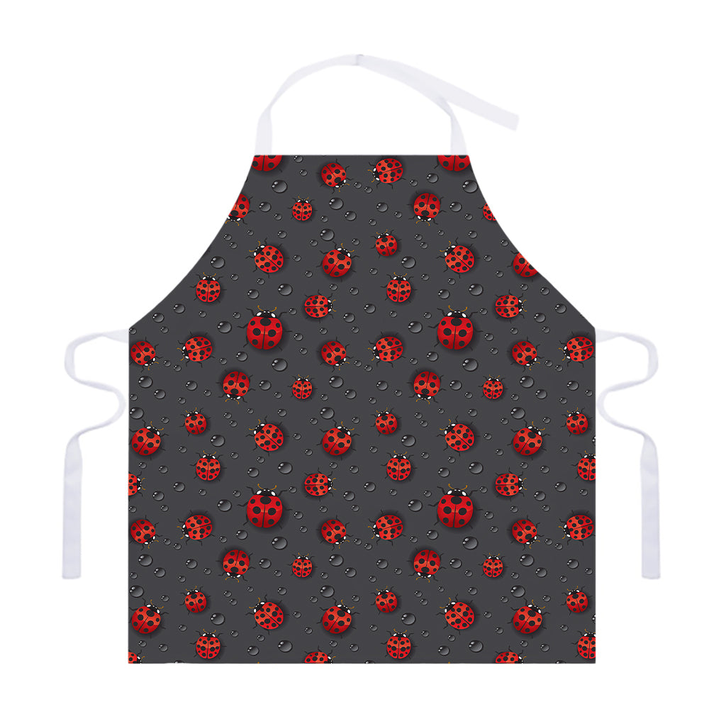 Little Ladybird Pattern Print Adjustable Apron