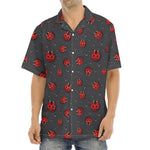 Little Ladybird Pattern Print Aloha Shirt