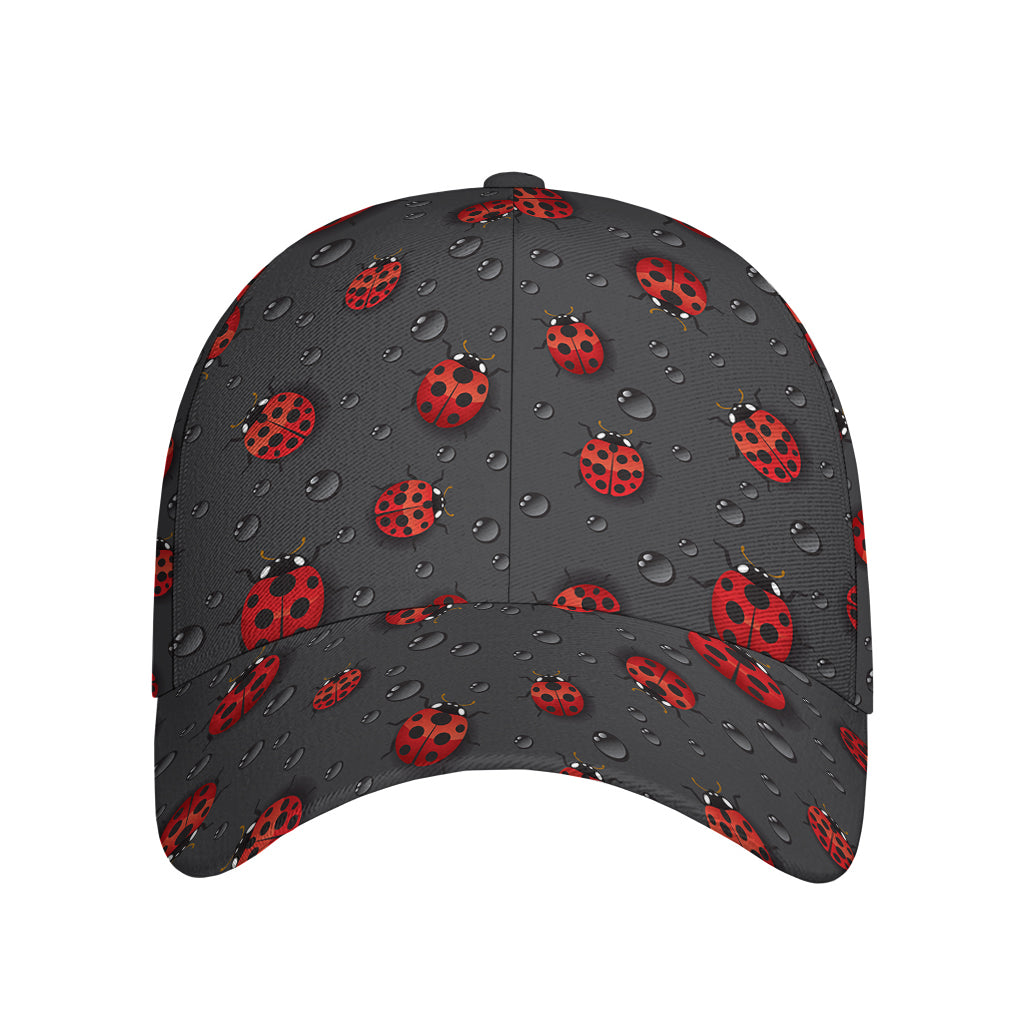 Little Ladybird Pattern Print Baseball Cap