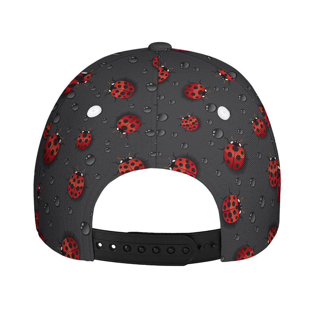 Little Ladybird Pattern Print Baseball Cap