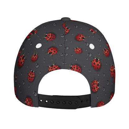 Little Ladybird Pattern Print Baseball Cap