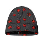 Little Ladybird Pattern Print Beanie