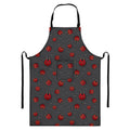 Little Ladybird Pattern Print Bib Apron With Pocket