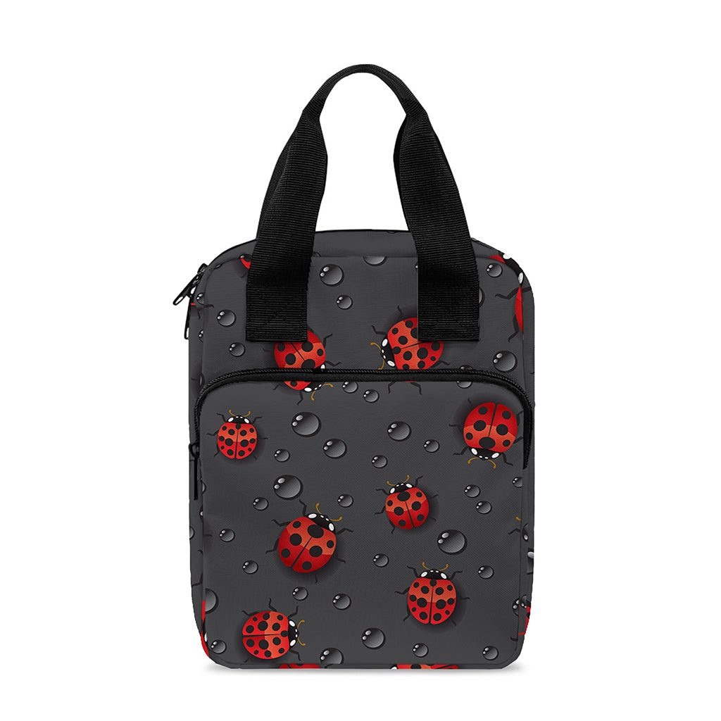 Little Ladybird Pattern Print Bible Tote Bag