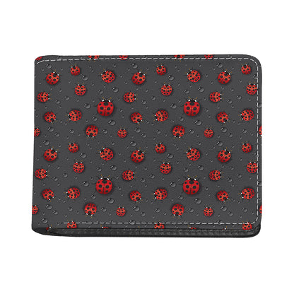 Little Ladybird Pattern Print Bifold Wallet
