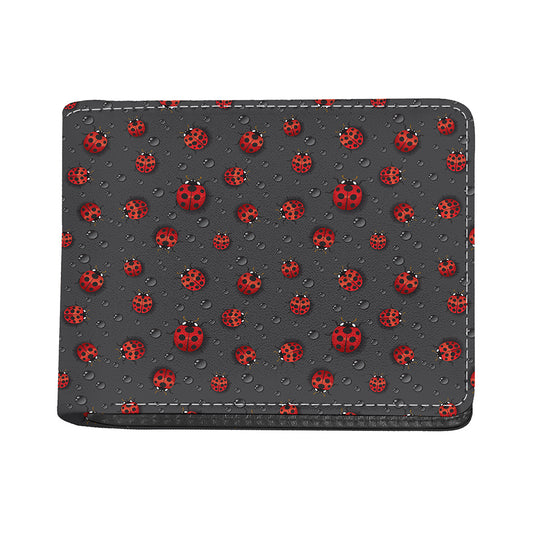 Little Ladybird Pattern Print Bifold Wallet
