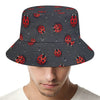 Little Ladybird Pattern Print Bucket Hat