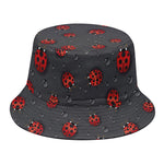 Little Ladybird Pattern Print Bucket Hat