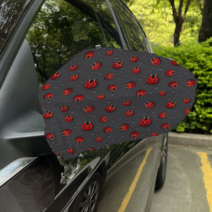 Little Ladybird Pattern Print Car Side Mirror Covers