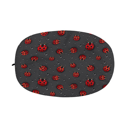 Little Ladybird Pattern Print Car Side Mirror Covers