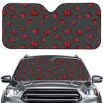Little Ladybird Pattern Print Car Windshield Sun Shade
