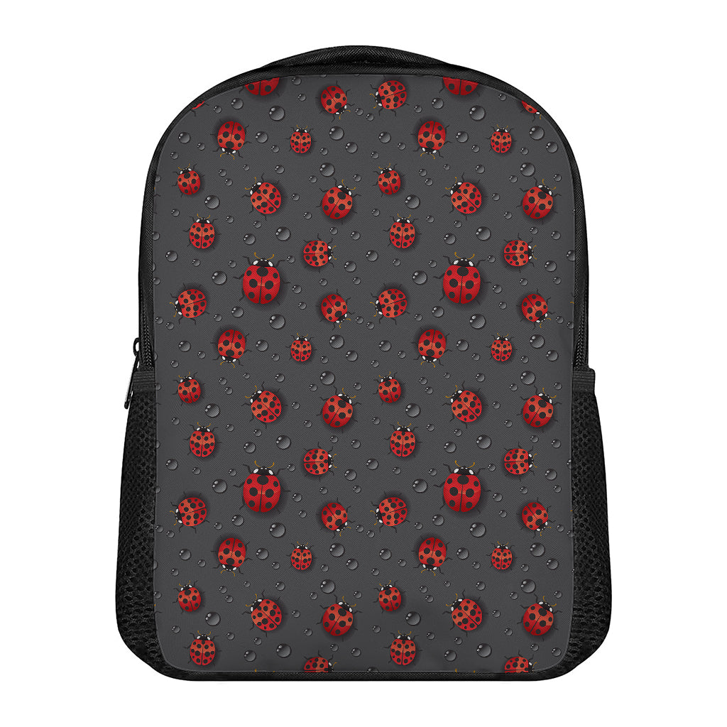 Little Ladybird Pattern Print Casual Backpack