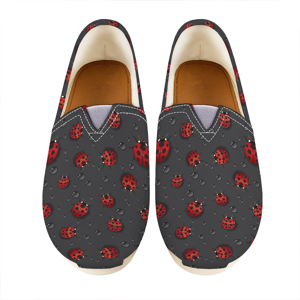 Little Ladybird Pattern Print Casual Shoes