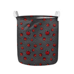 Little Ladybird Pattern Print Collapsible Laundry Basket