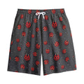 Little Ladybird Pattern Print Cotton Shorts