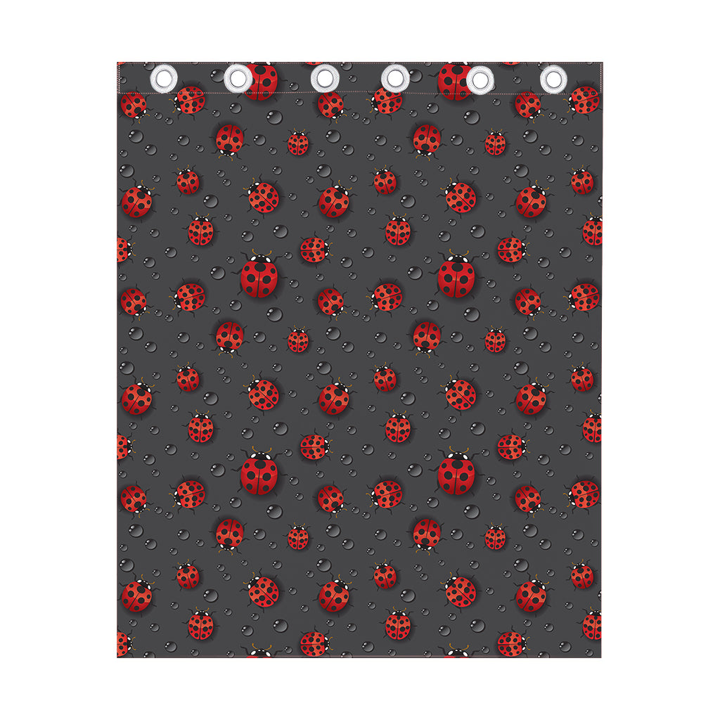 Little Ladybird Pattern Print Curtain