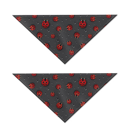 Little Ladybird Pattern Print Dog Bandana