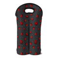 Little Ladybird Pattern Print Double Neoprene Wine Tote