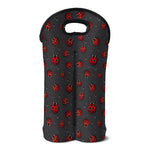 Little Ladybird Pattern Print Double Neoprene Wine Tote