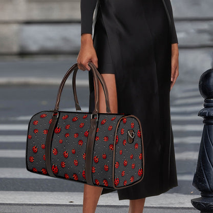 Little Ladybird Pattern Print Duffle Bag