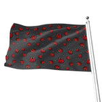 Little Ladybird Pattern Print Flag