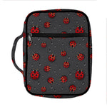 Little Ladybird Pattern Print Front Pocket Bible Bag