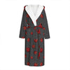 Little Ladybird Pattern Print Hooded Bathrobe