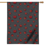Little Ladybird Pattern Print House Flag