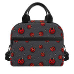 Little Ladybird Pattern Print Insulated Lunch Bag