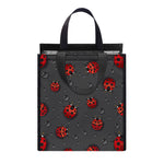 Little Ladybird Pattern Print Insulated Lunch Tote