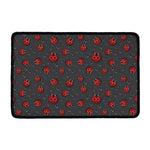 Little Ladybird Pattern Print Kitchen Mat