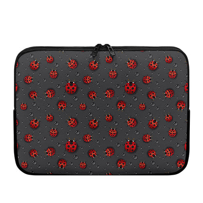 Little Ladybird Pattern Print Laptop Sleeve
