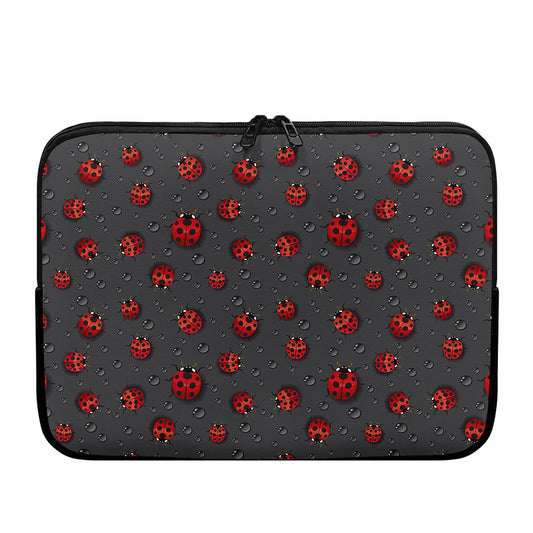 Little Ladybird Pattern Print Laptop Sleeve