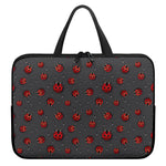 Little Ladybird Pattern Print Laptop Sleeve With Handle