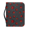 Little Ladybird Pattern Print Leather Bible Cover