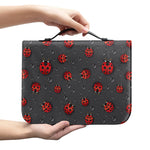 Little Ladybird Pattern Print Leather Bible Cover