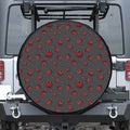 Little Ladybird Pattern Print Leather Spare Tire Cover