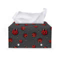 Little Ladybird Pattern Print Leather Tissue Box Cover